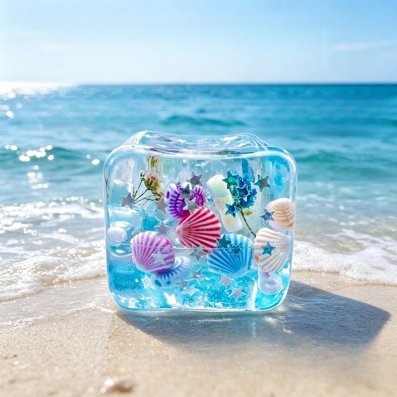 Party Games Questions - Ocean Style Ingebedde Schelp Langzaam Stijgend