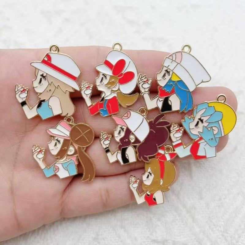 Party Games Birthday - 10 stuks Cartoon Girl Drip Oil