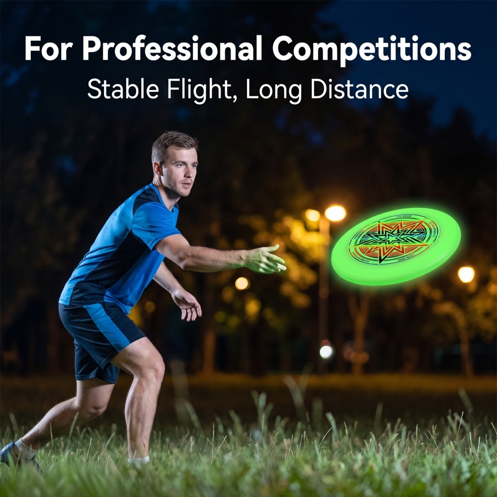 Frisbee Freestyle Disc - Glow-in-the-dark frisbee 175g Professionele extreme frisbee