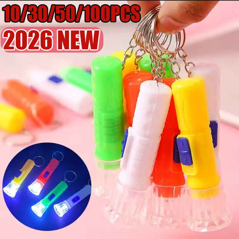 Party Games Birthday - 10/30/50/100PCS Mini Kinderen LED Zaklamp Lamp