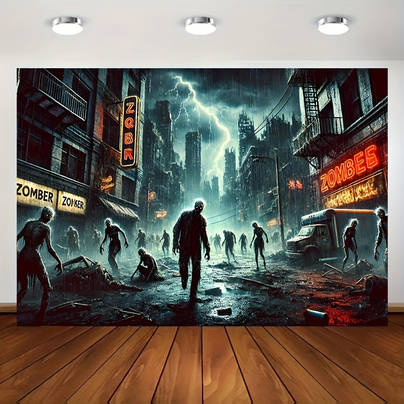 Party Games Easy - 1-delige Zombie Hunter-spelset in een post-apocalyptische