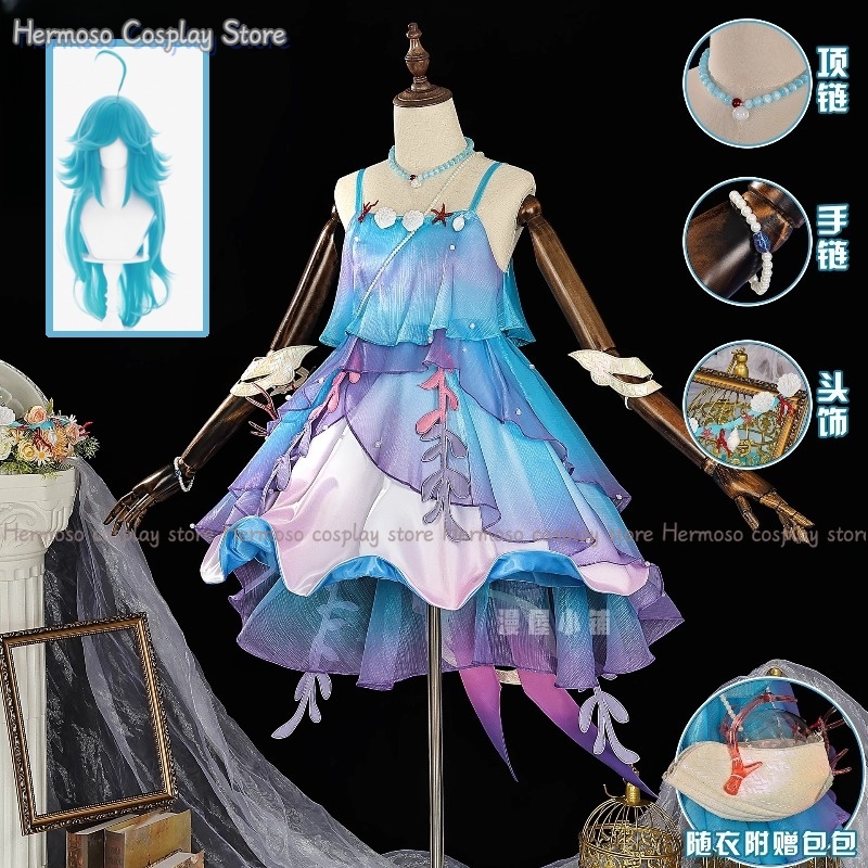 Dolia Cosplay Kostuum Pruik vo - Party Games For Christmas recensie en prijs