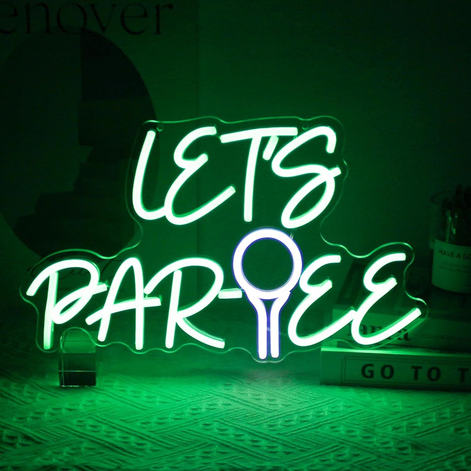 Lets Par Tee LED Neon Sign Gro - Party Games Golf recensie en prijs