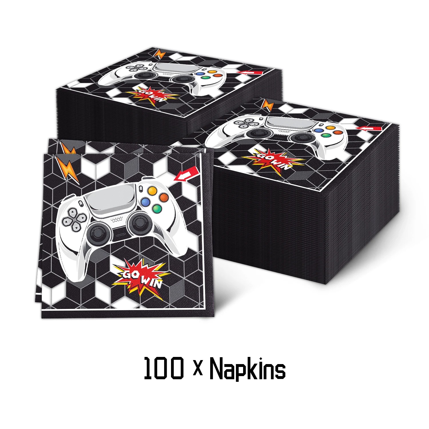 Zwarte Game Controller Thema E - Party Games Using Cups recensie en prijs