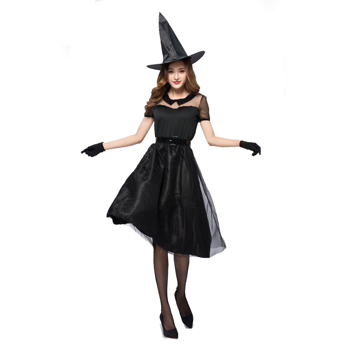 Halloween Zwarte Sluier Heks C - Party Games Simple recensie en prijs