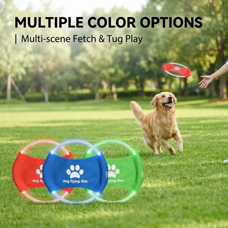 LED Glow Hondenfrisbee, USB Op - Frisbee Freestyle Disc recensie en prijs