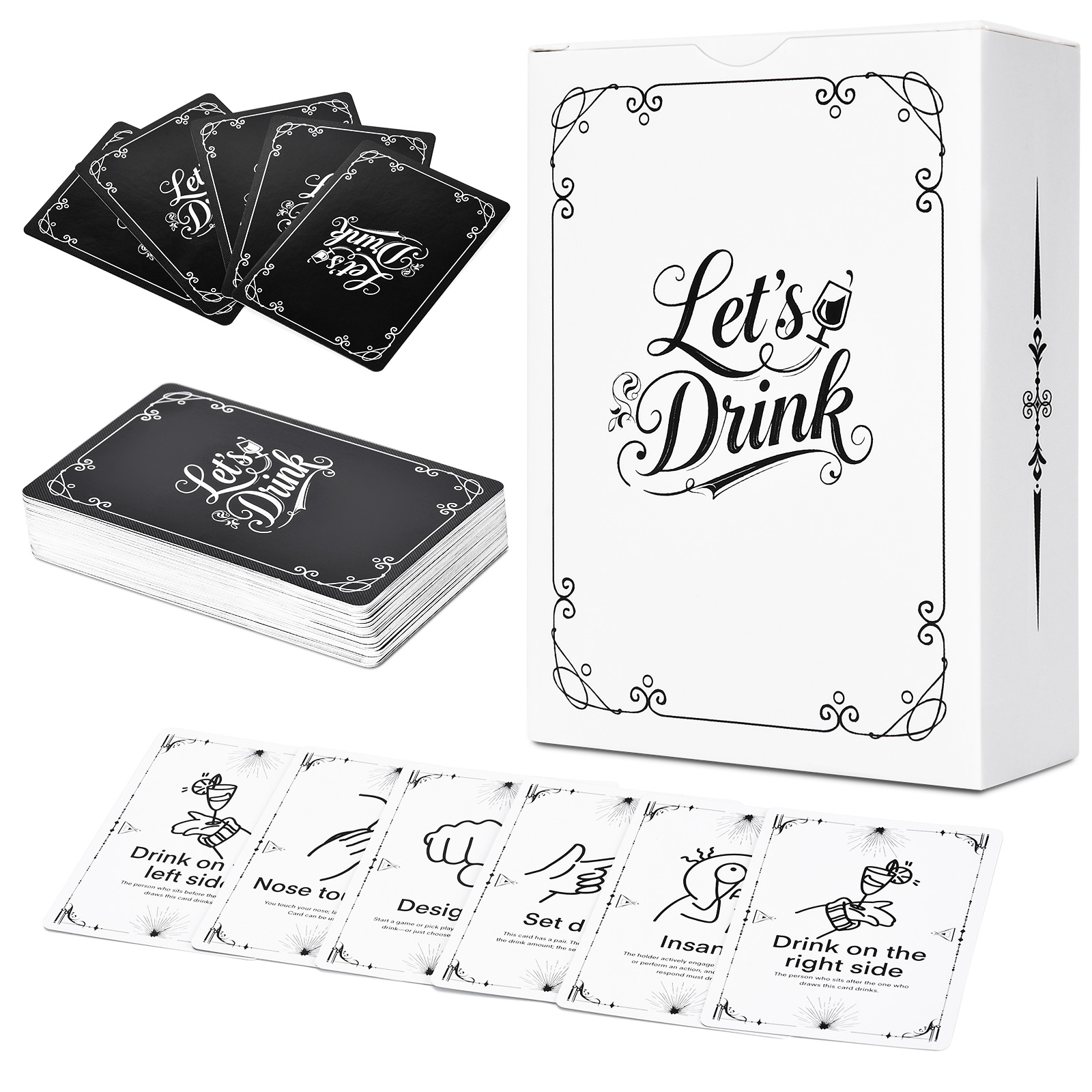 Drinkspelkaarten voor volwasse - Party Games Night recensie en prijs
