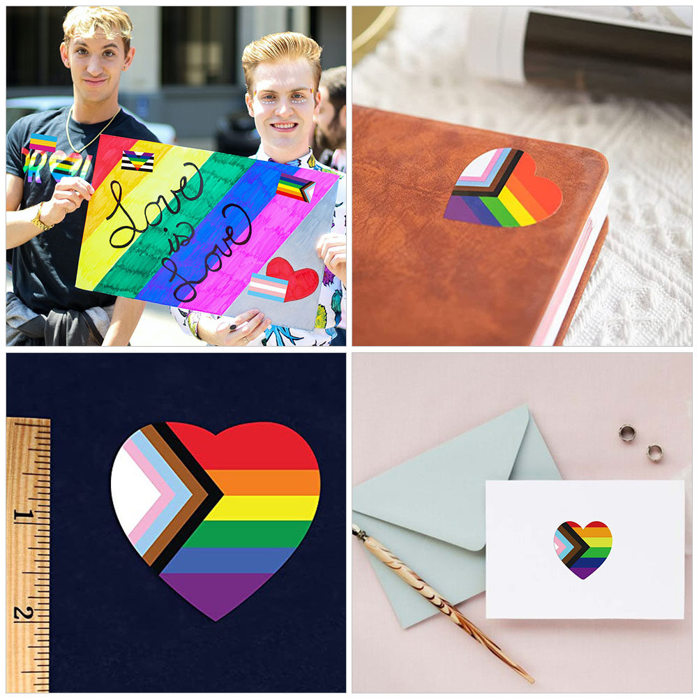 2 rollen Rainbow Pride-sticker - Party Games Easy recensie en prijs