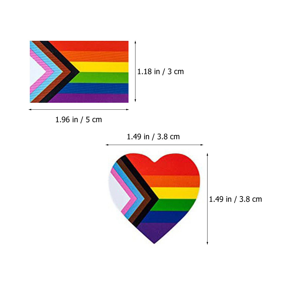 2 rollen Rainbow Pride-sticker - Party Games Easy recensie en prijs